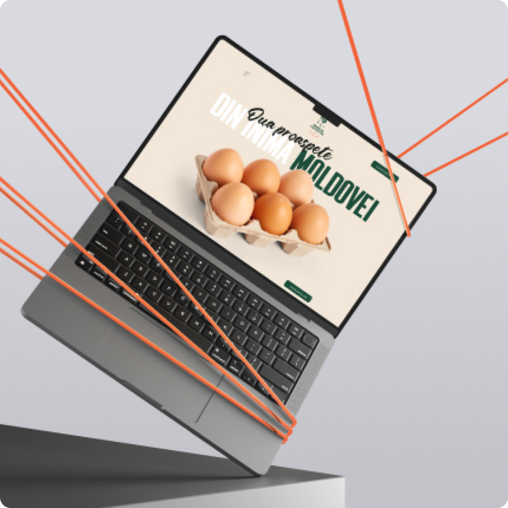 Mockup Pasăre Argintie