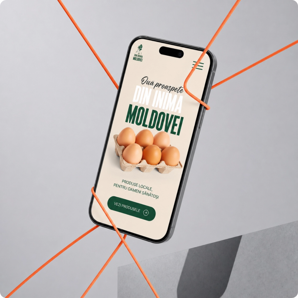 Mockup Pasăre Argintie