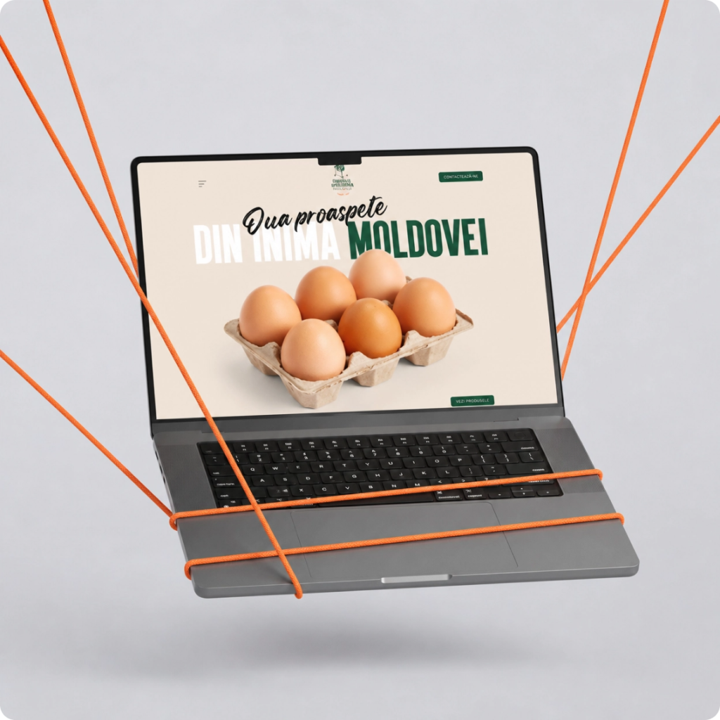 Mockup Pasăre Argintie