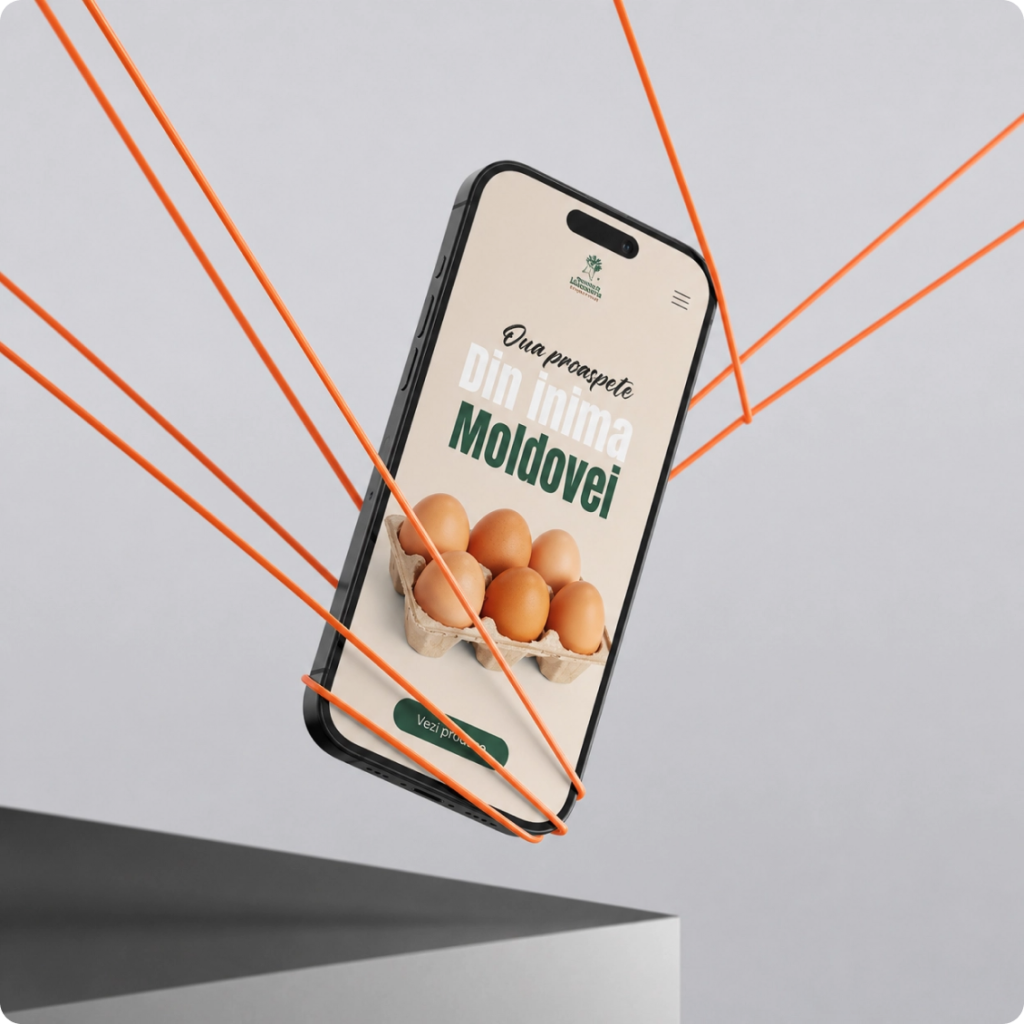 Mockup Pasăre Argintie